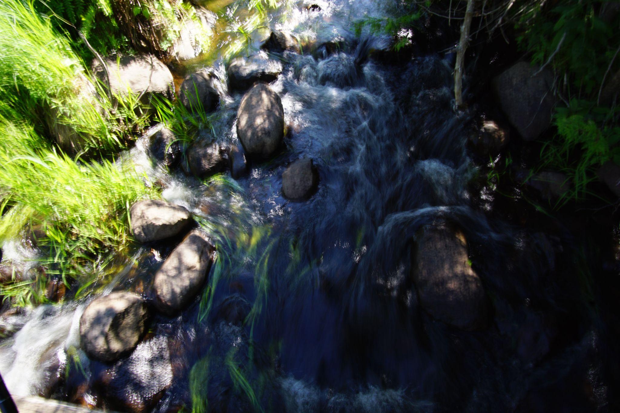 River into Hatchet Lake