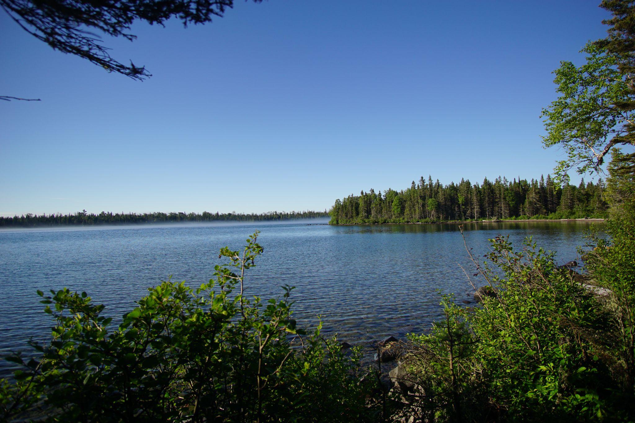 View from our Shelter at Rock Harbor